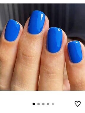 Royal Blue Short Square Press-On Nails